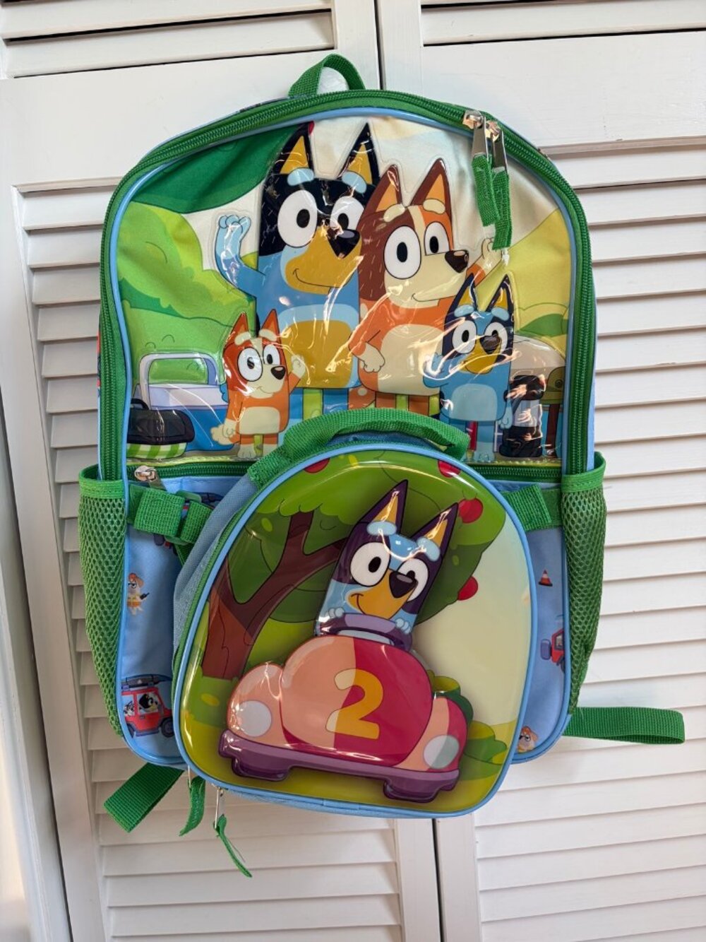 Bluey kids backpack with lunch bag new with tags